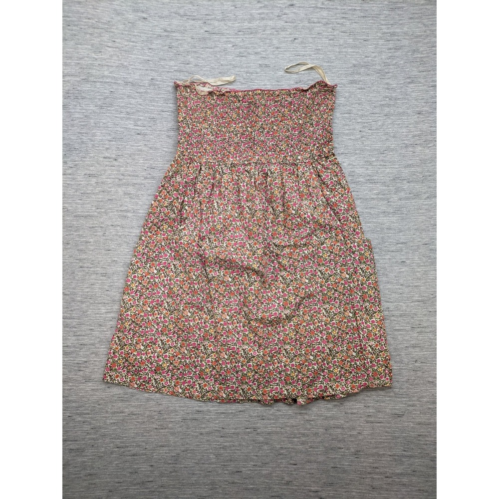 Y2K Wet Seal Ditsy Floral Sundress Smocked Strapless Large Coquette Fairycore